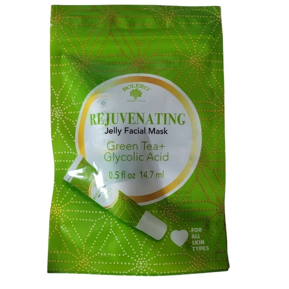 Bolero Rejuvenating green tea + glycolic acid jelly mask